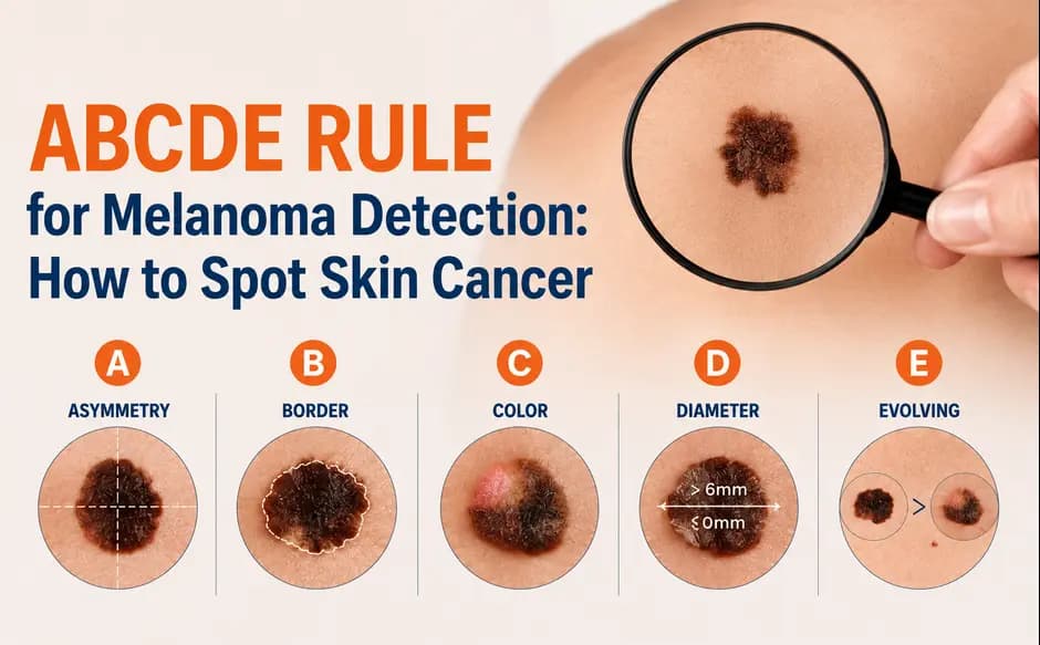 ABCDE Rule for Melanoma Detection: How to Spot Skin Cancer